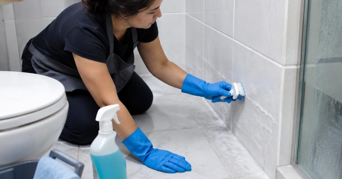 Professional cleaner at work in Rathmines, Dublin 6